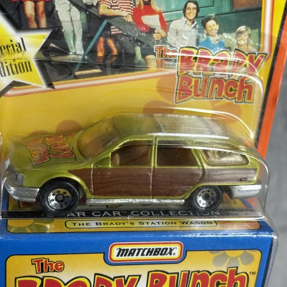 Vintage 1997 Matchbox‎ Star Car The Brady Bunch Station Wagon Diecast New Sealed